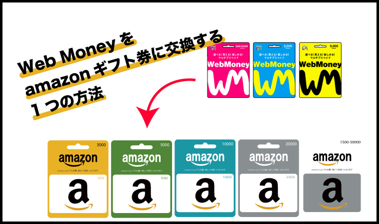 amazonギフト券に！WebMoneyを交換する１つの方法と注意点 - amazonギフト券買取-最大94.8%買取/24H【アマプライム】