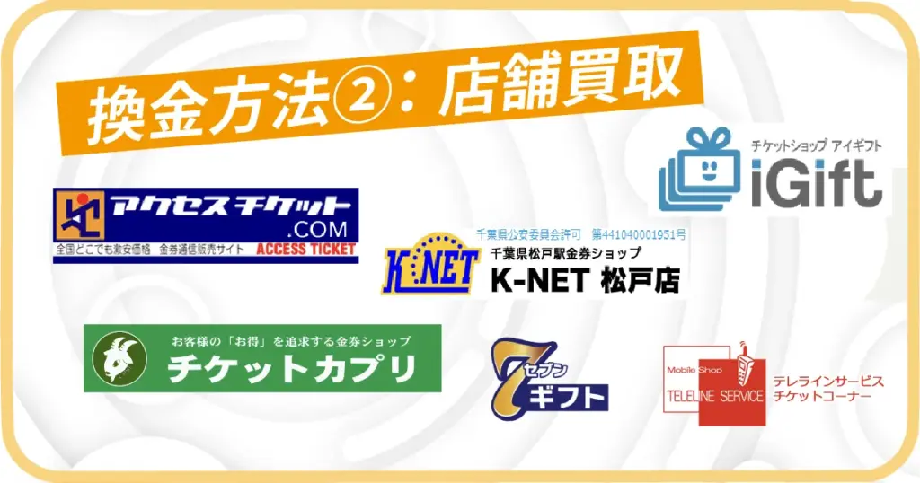 店舗買取で現金化する手順